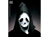 Carnival-accessories: Mask mad ghost with hood (latex), in different types