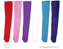 Carnival-accessories: Gloves multi-colour, cotton , 60cm