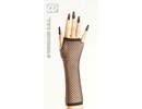 Carnival-accessories: Fingerless Web-gloves black