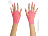 Carnival-accessories: Net-gloves neon, fingerless