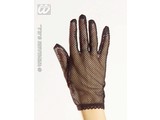 Carnival-accessories: Web-gloves black/white