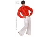 Carnival-costumes:Rouchen Shirt satin, red