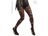 Carnival-accessories:Tights, black with bat