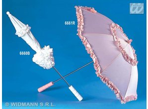 Carnival-accessories: umbrella pink, 72cm