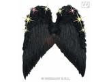 Carnival-supplies: feathers wing with light, colour
