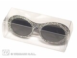 Carnival-glasses: Glasses, Woman with 257 Swarovski gems