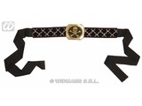 Carnival-accessory: belt with buckle, Pirate