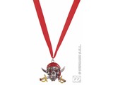 Carnival-accessory: skull chain Pirate with luminouse eyes