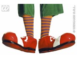 Party-articles: Neon clown-stockings, long