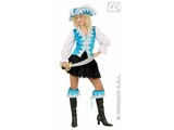 Carnival-costumes: Royal Pirate, light blue