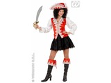 Carnival-costumes: Royal Pirate, red