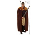 Carnival-costumes: Warriorcape brown with "fur" collar