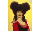 Carnival-accessory: Wig, Baroque Noble- black