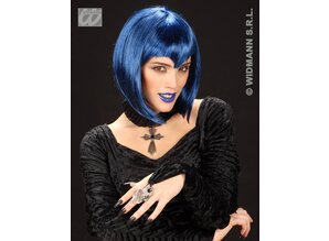 Carnival-accessory: Wig, gothic vampire in different colours