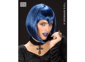 Carnival-accessory: Wig, gothic vampire in different colours
