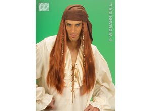 Carnival-accessory: Wig, Carraibische Pirate