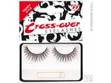 Carnival-accessories: Eyelashes black, crossing