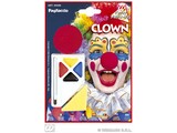 Carnival-accessory:  Make-up set clown with Nose