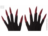 Carnival-accessory:  Scary Gloves with glitter Nails