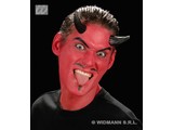Facial paint- special-effects: black devilcones