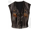 Carnival-costumes:  Rocker/Biker vest, (leatherlook)