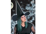 Carnival headgears:  Witchhat with green hair