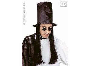 Carnival headgears: Top hat Dracula with hair