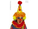 Carnival-accessories:  Clownshat neon with wig