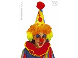 Carnival-accessories:  Clownshat neon with wig