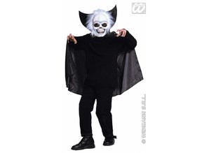 Themeparty Halloween:  Halloweenmask Child with cape and Collar