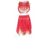 Carnival-costumes:  Belly-dancer Belly red