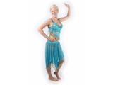 Carnival-costumes:  Belly-dancer Belly Turquoise