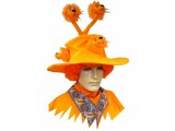 Orange-articles:  Orange hat with little lions