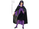 Carnival-costumes: Children: black cape with violet Collar 110cm