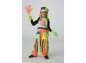 Carnival-costumes: Children:  Dungaree fluor