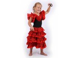 Carnival-costumes: Children:  Spanish Dress Andalusia