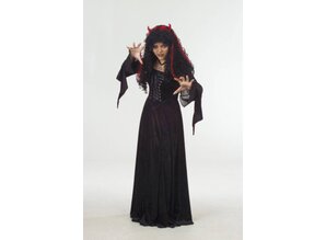 Carnival-costumes: Gothic black lady
