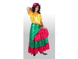 Carnival-costumes: Gipsy-woman 4pcs