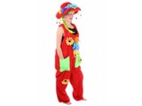 Carnival-costumes: Plush dungaree sunflower