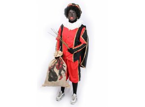 Saint Nicholasparty-: black-Pete costume (red/black)