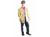 Carnival-costumes: jacket gold of Silver (lurex)