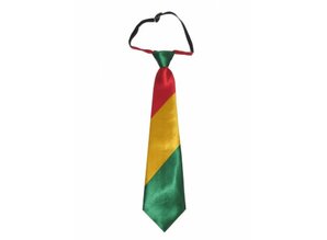 Carnival- & Party- accessories:  Tie red/yellow/green