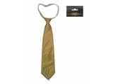 Carnival- & Party- accessories:  Tie Glitter gold Hologram