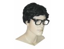 Carnival- & Party- accessories:  man wig with Glasses