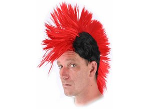 Carnival- & Party- accessories:  Punkwig with mohawk