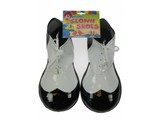 Carnival- & Party- accessories:  Clownshoes black/white