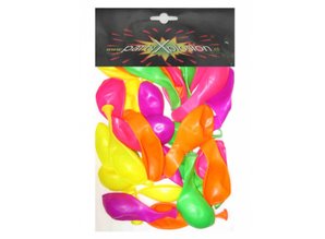 Balloons assorted fluor