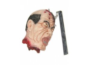 Horror-accessories:  Decapitated head with bulletwounds