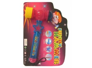 Carnival-accessories:  Hammer with light and sound