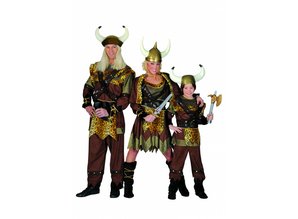 Carnival-costumes:  Viking-family